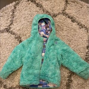 Reversible north face jacket